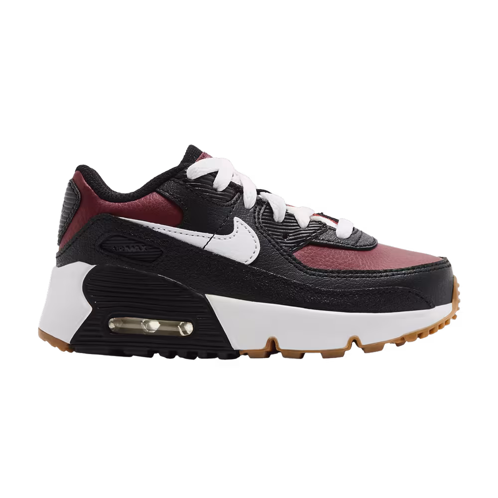 Nike Air Max 90 Leather TD Black Team Red