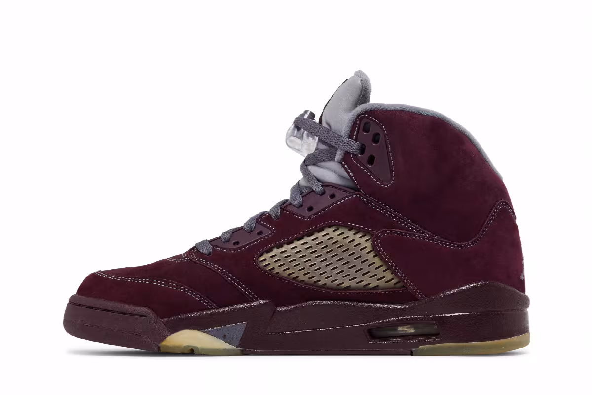 Air Jordan 5 LS Burgundy 2006, view 4