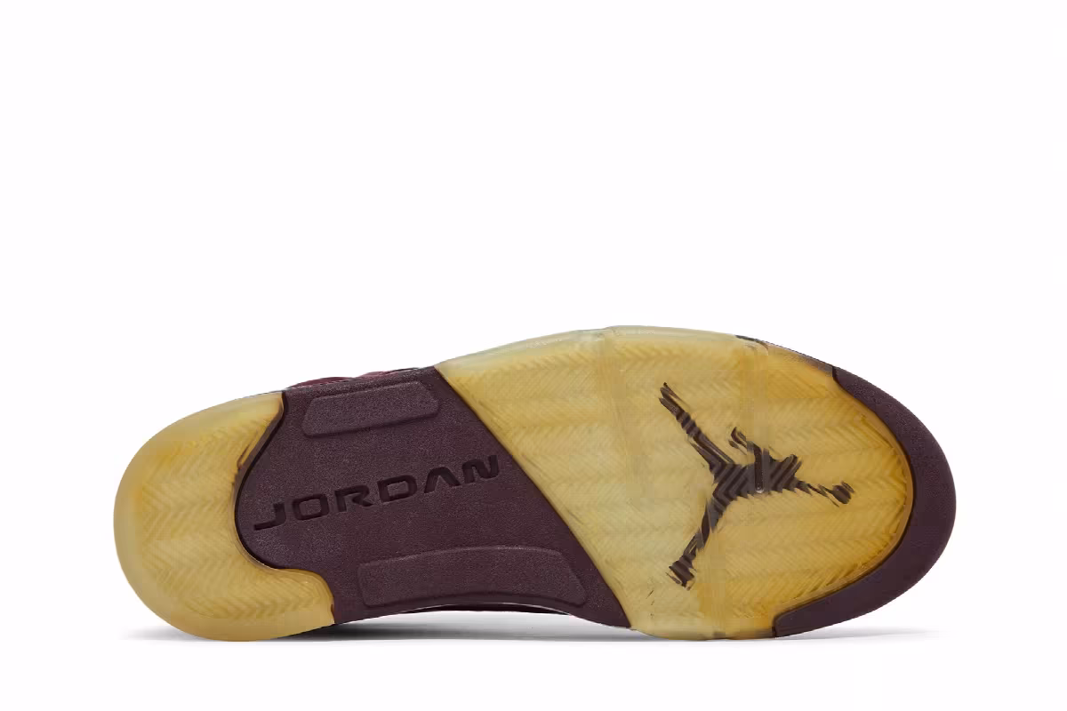 Air Jordan 5 LS Burgundy 2006, view 5