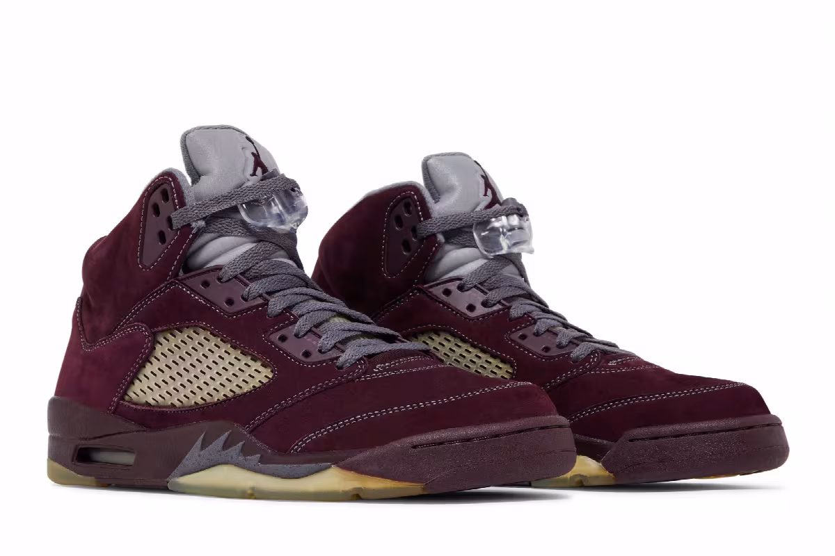Air Jordan 5 LS Burgundy 2006, view 9