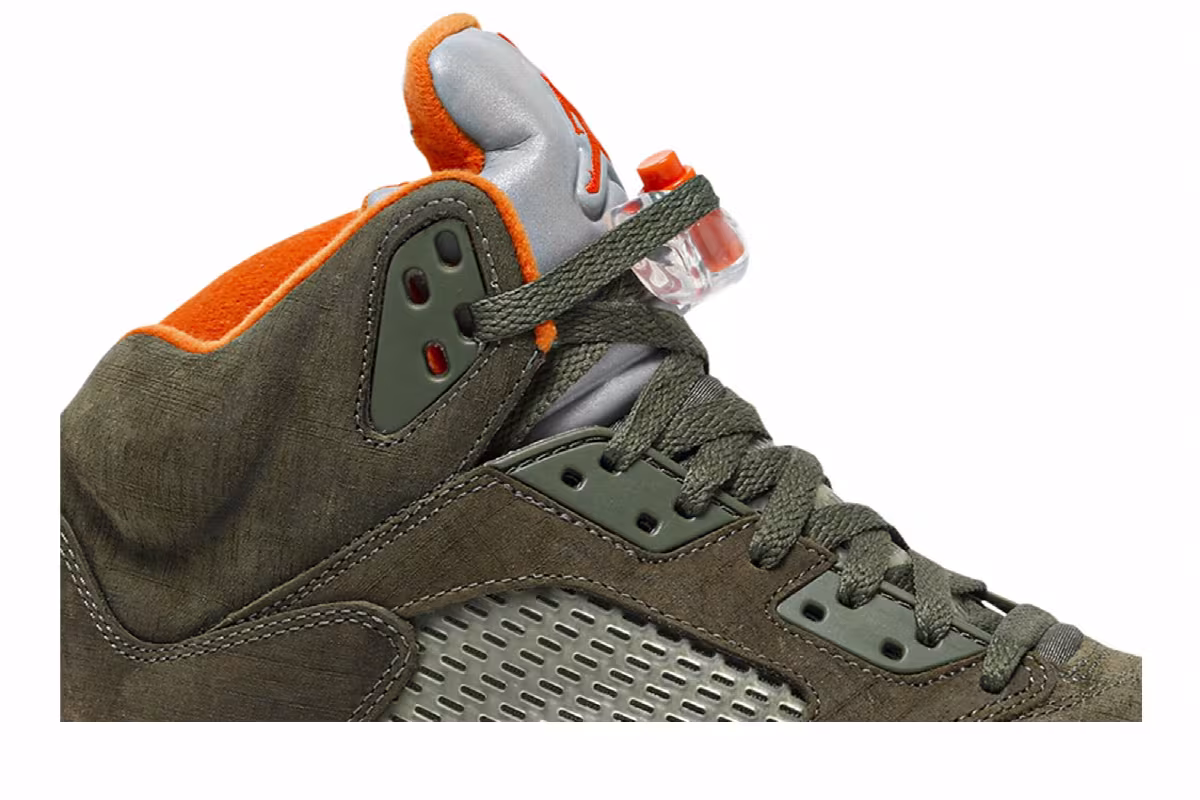 Air Jordan 5 LS Olive, view 3