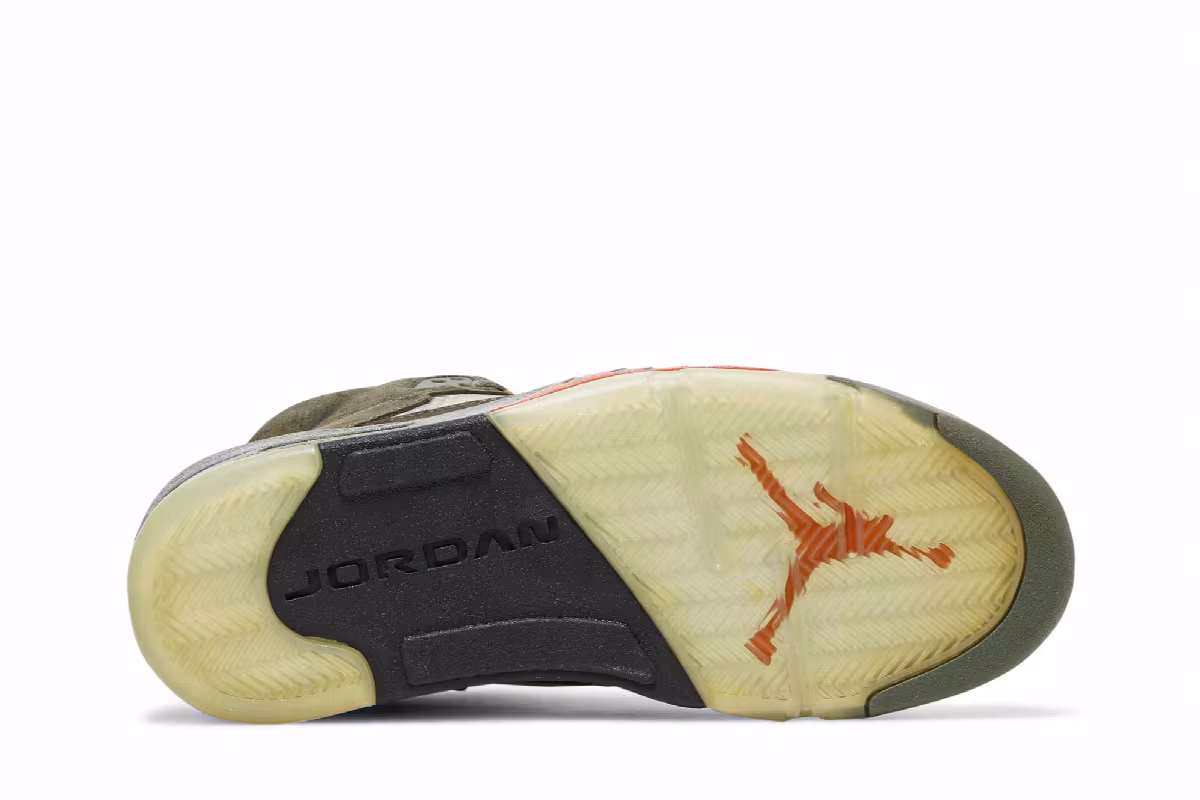Air Jordan 5 LS Olive, view 5