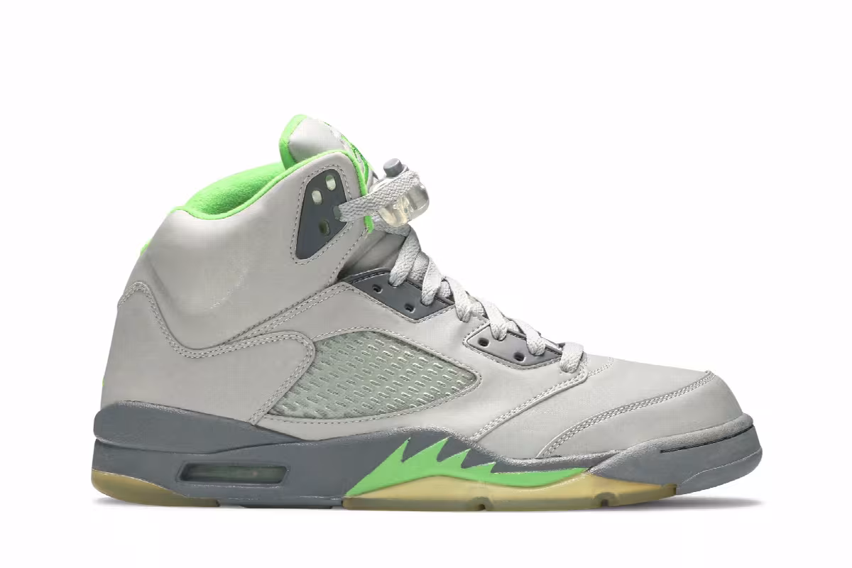 Air Jordan 5 Green Bean 2006, view 2