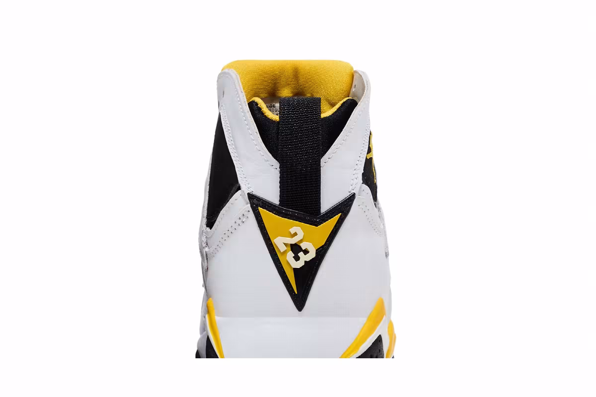 Women's Air Jordan 7 White Varsity Maize, view 8