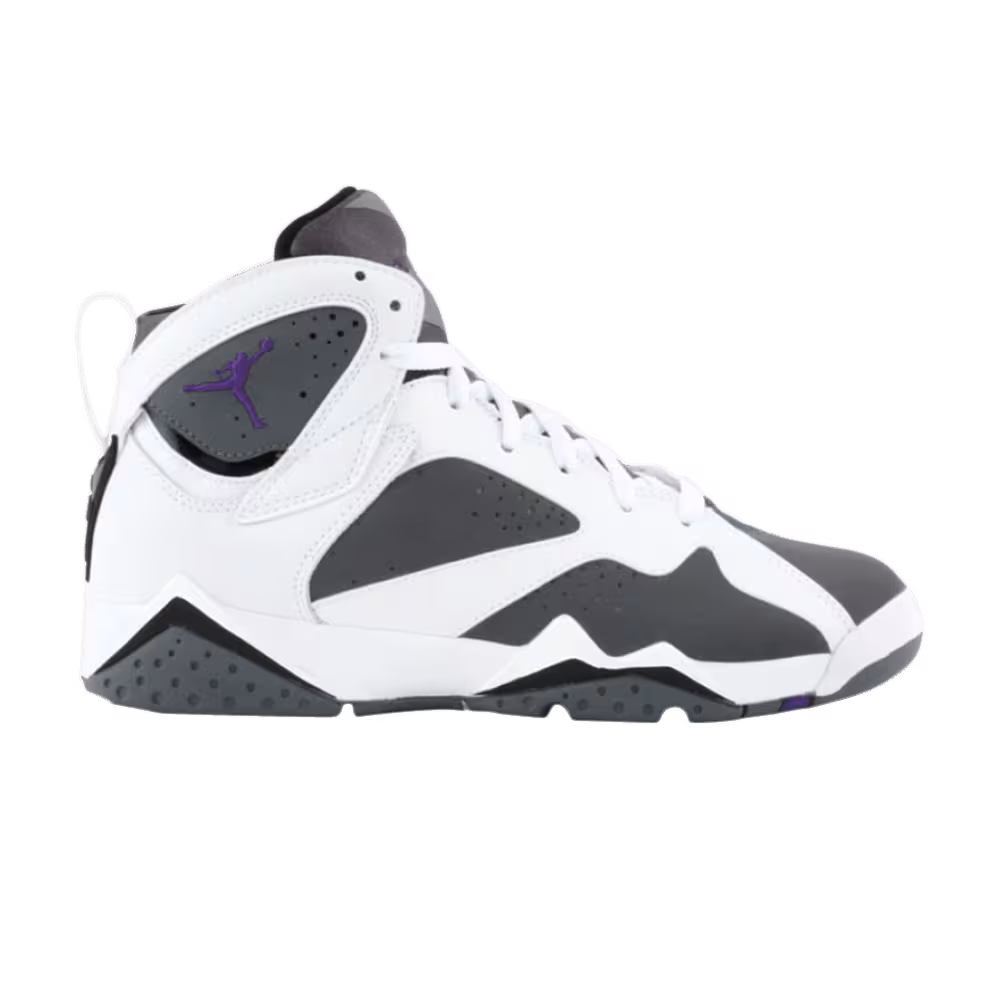 Air Jordan 7 GS White Varsity Purple