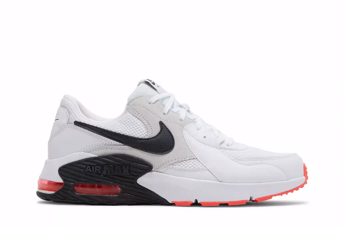 Nike Air Max Excee White Black Crimson, view 2
