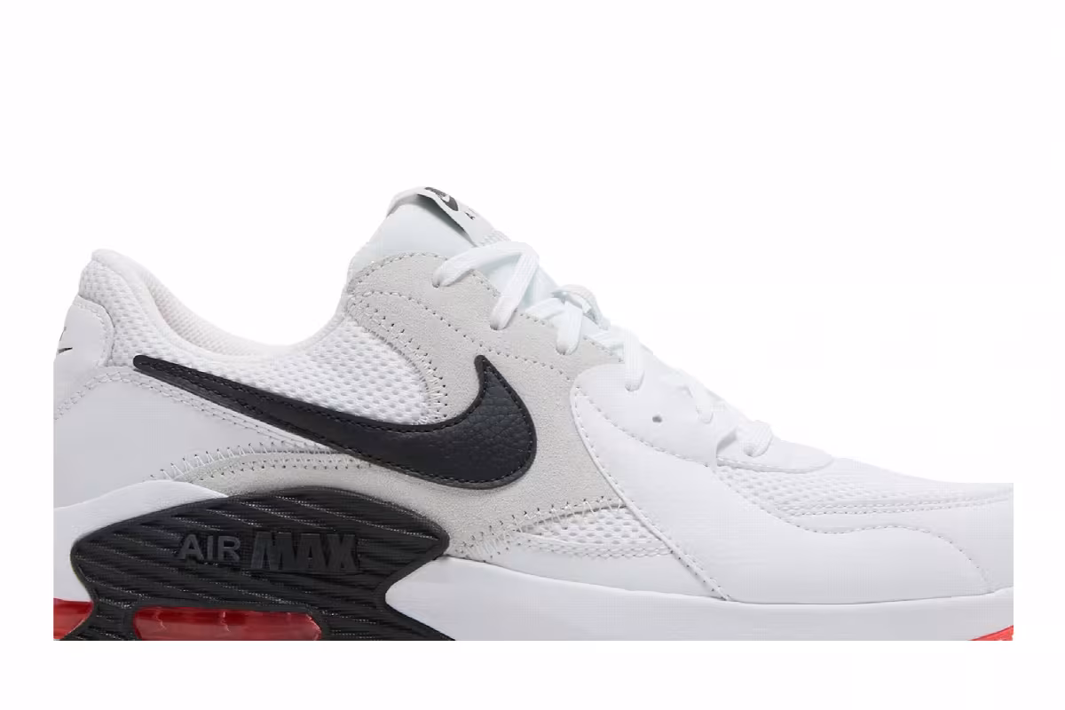 Nike Air Max Excee White Black Crimson, view 3