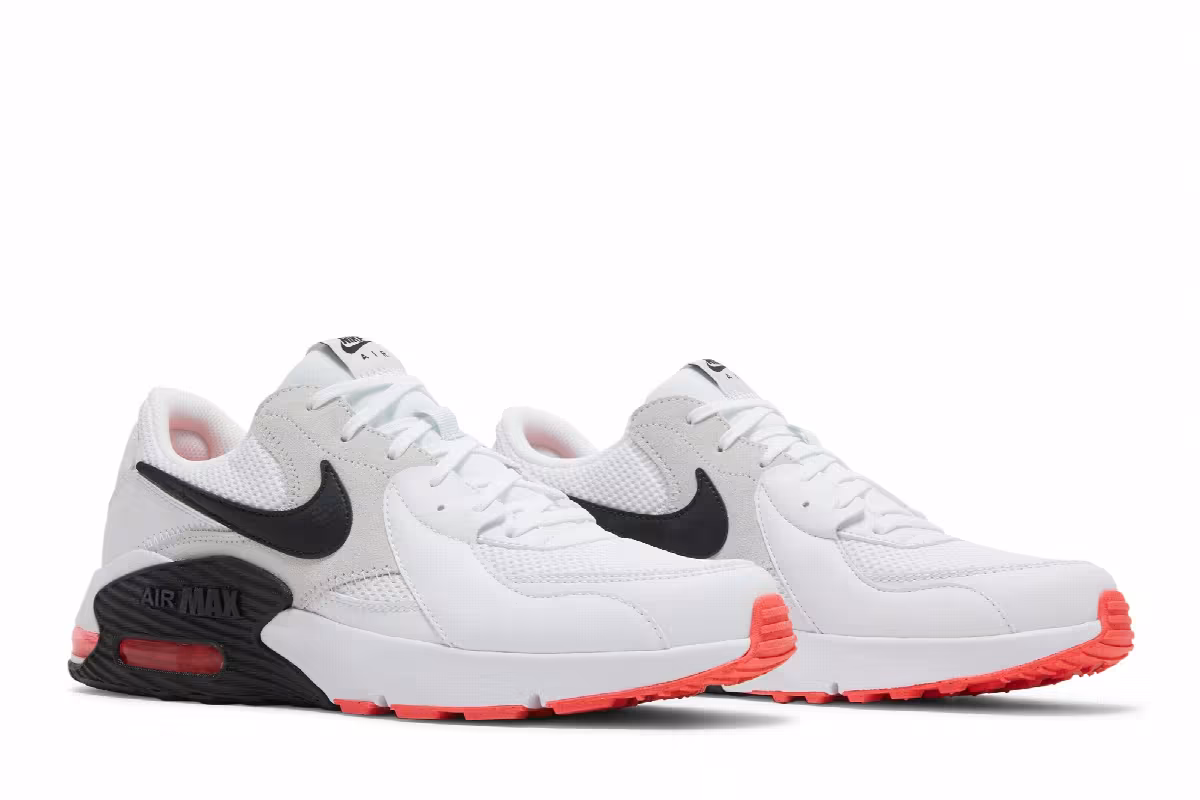 Nike Air Max Excee White Black Crimson, view 9