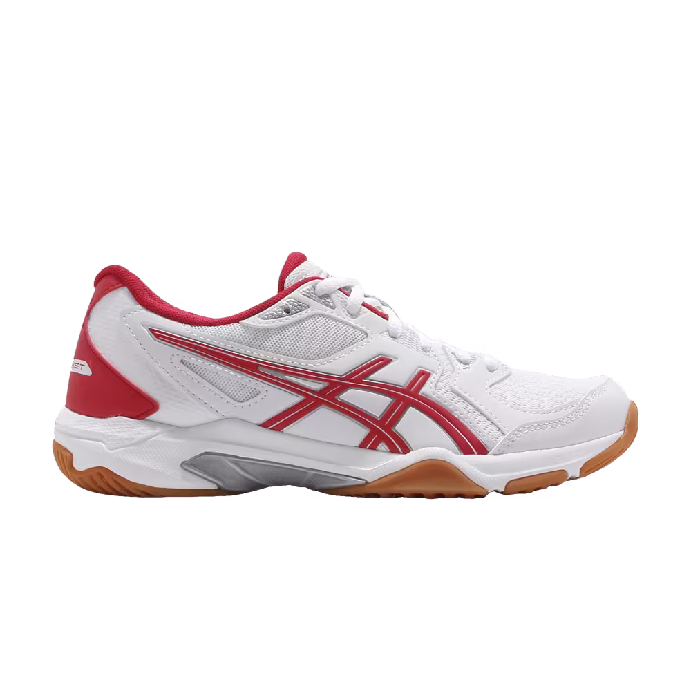 Asics Women's Gel Rocket 10 White Classic Red