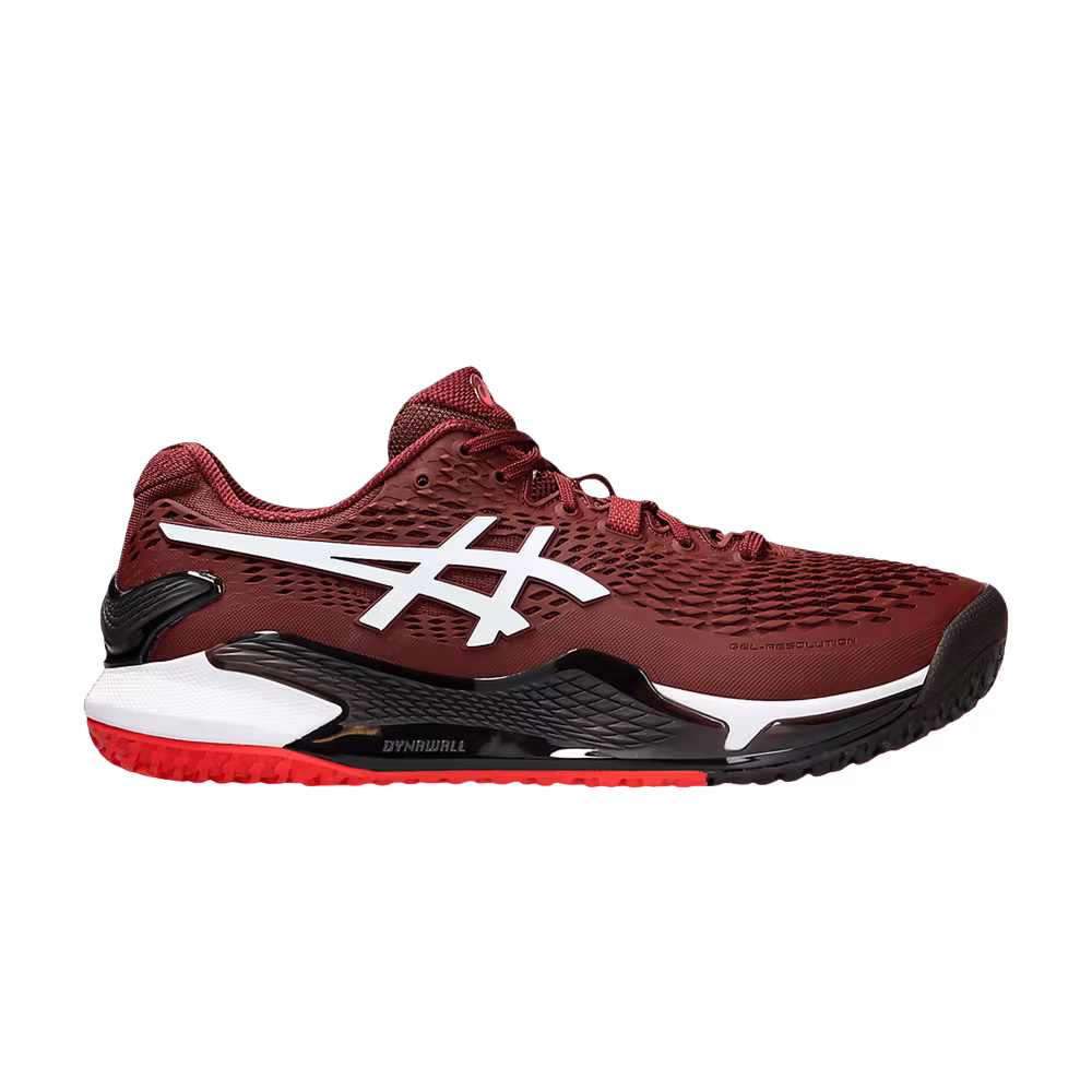 Asics Gel Resolution 9 OC 2E Wide Antique Red