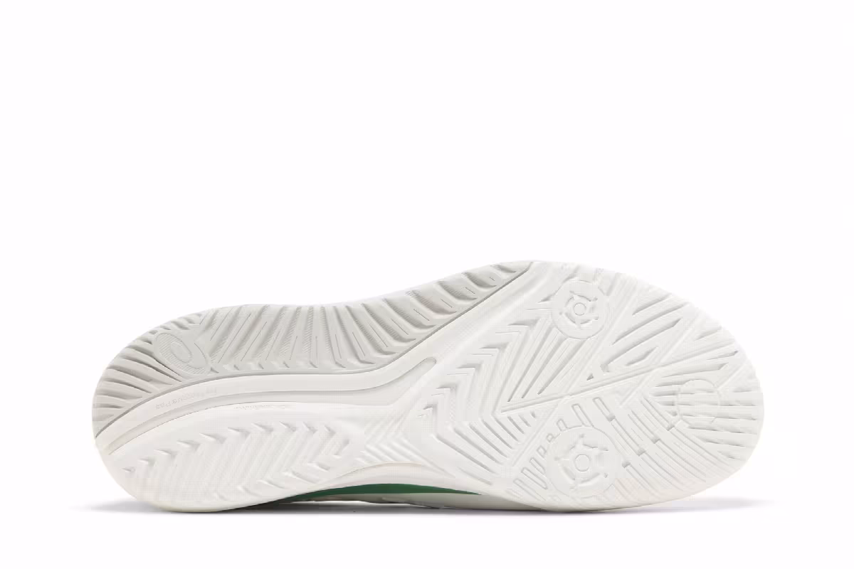 Asics Gel Resolution 9 2E Wide White Green, view 5