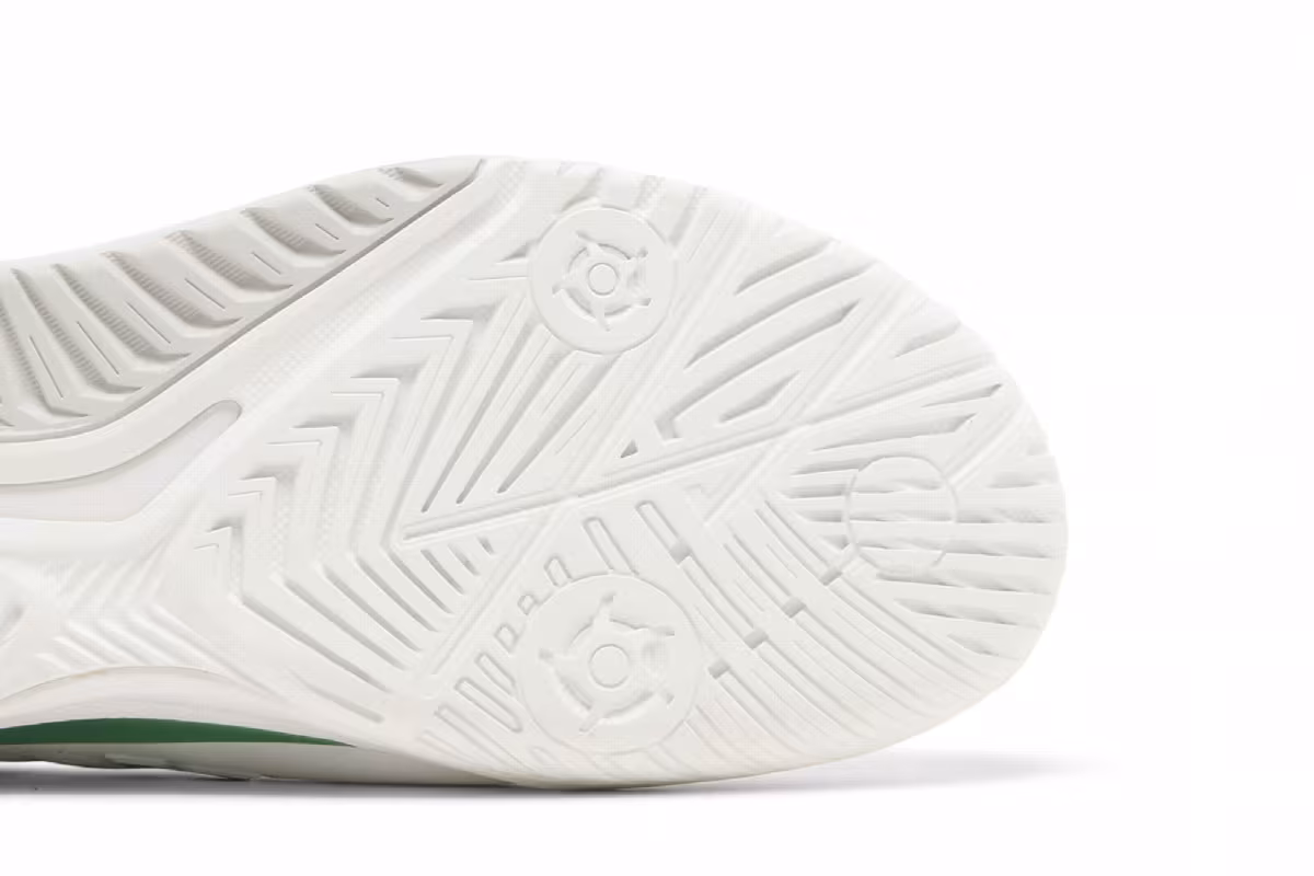 Asics Gel Resolution 9 2E Wide White Green, view 6