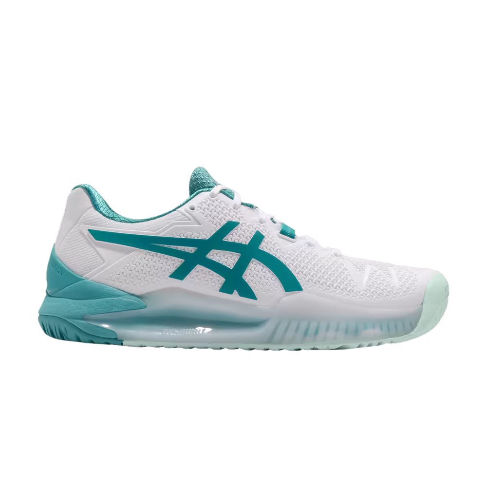 Asics Women's Gel Resolution 8 White Lagoon