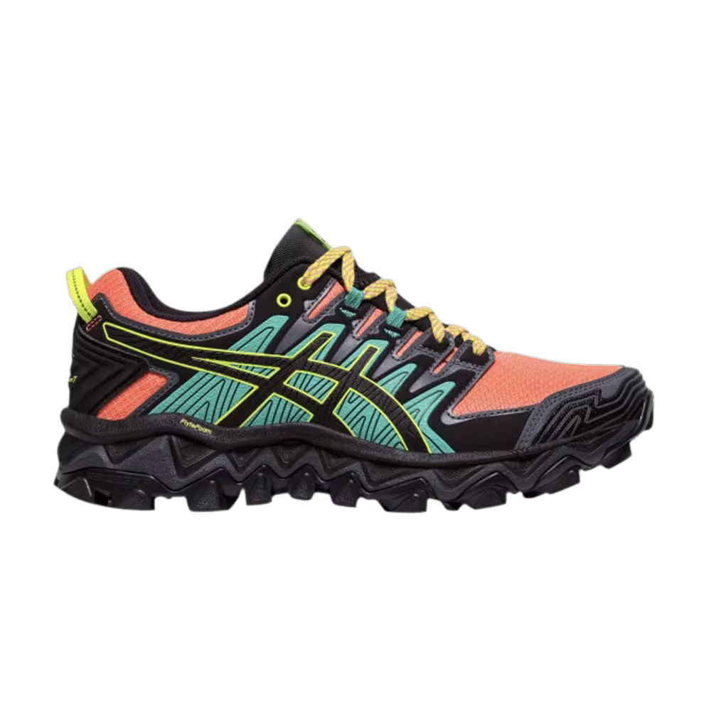 Asics Women's Gel FujiTrabuco 7 Sun Coral Black