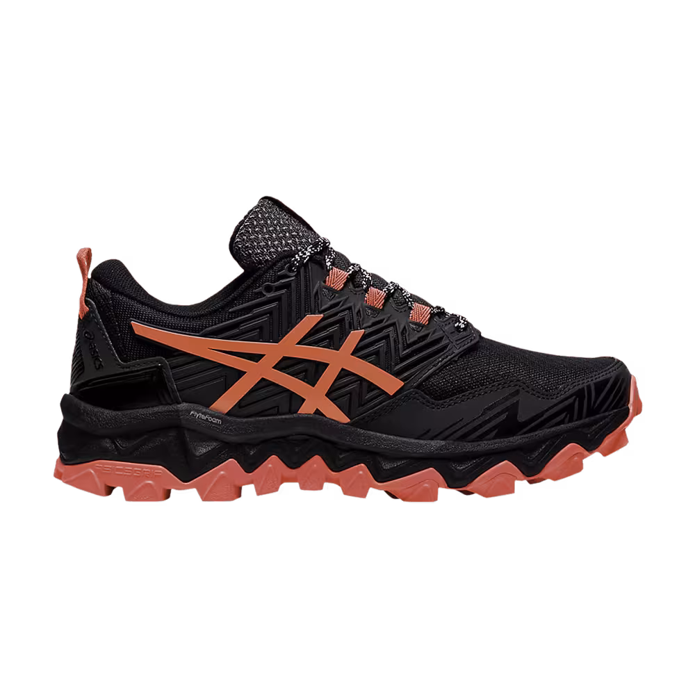 Asics Women's Gel FujiTrabuco 8 Black Sunrise Red