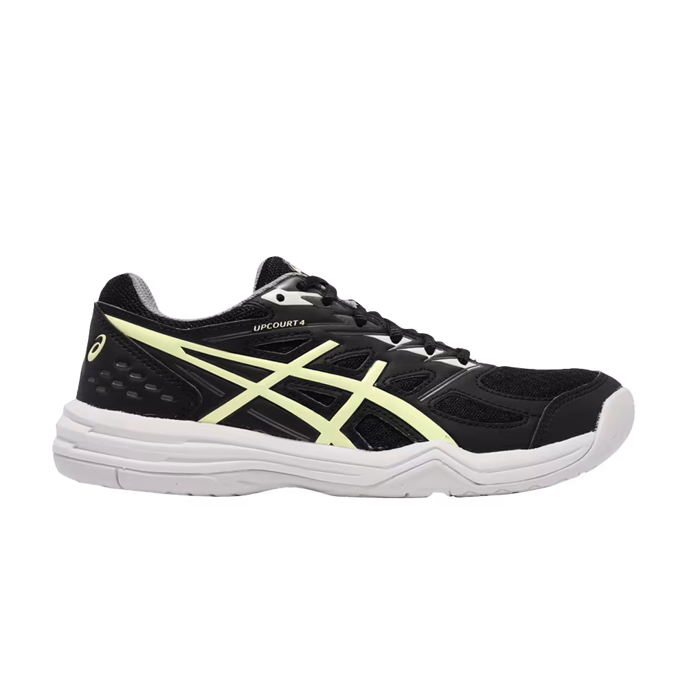 Asics Women's Upcourt 4 Black Illuminate Yellow