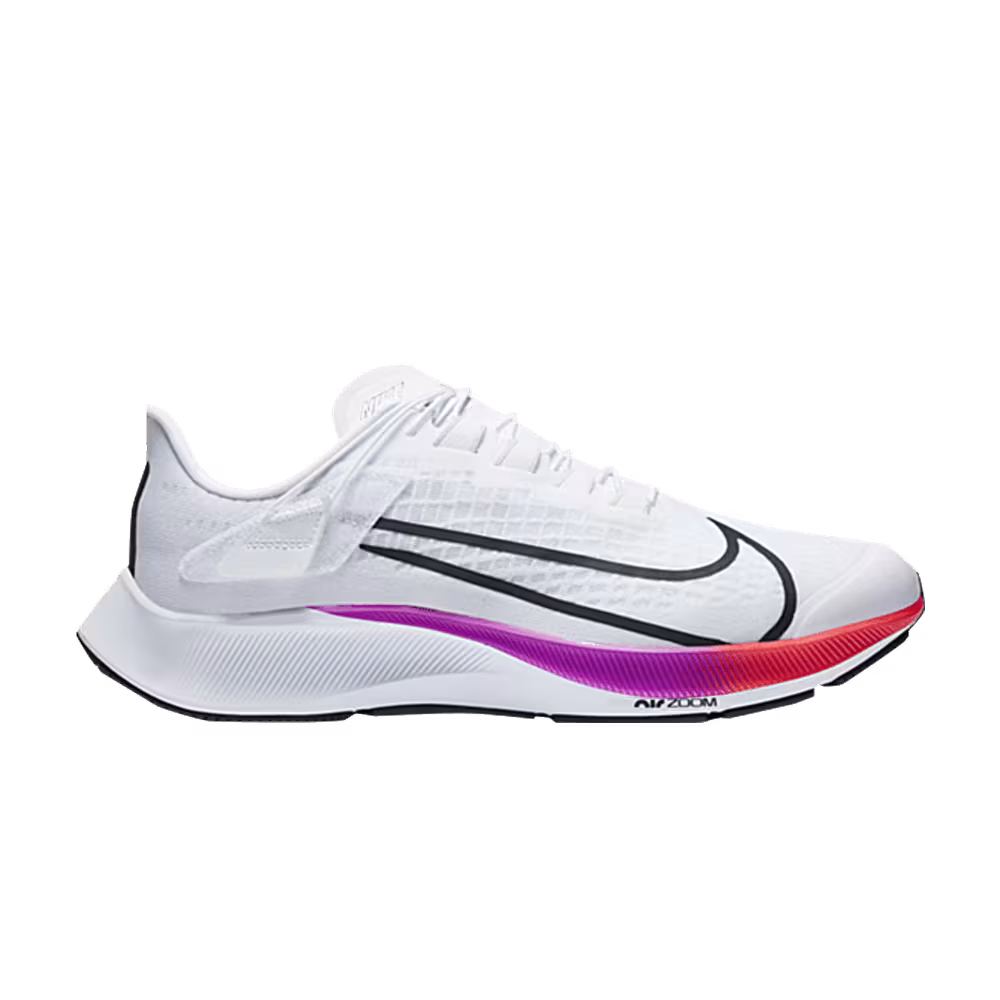 Nike Air Zoom Pegasus 37 FlyEase Extra Wide White Multi-Color
