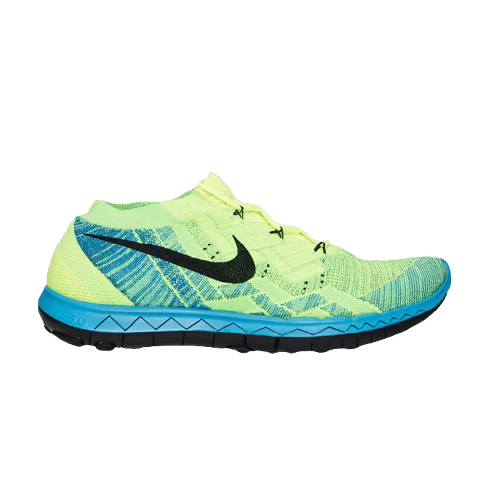Nike Free 3.0 Flyknit Volt Blue Lagoon