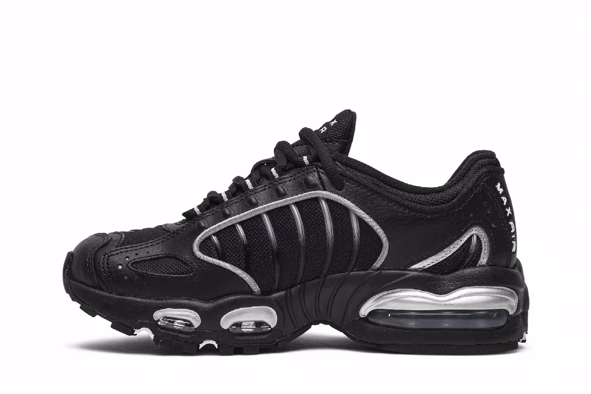 Nike Air Max Tailwind 4 GS Black White, view 4