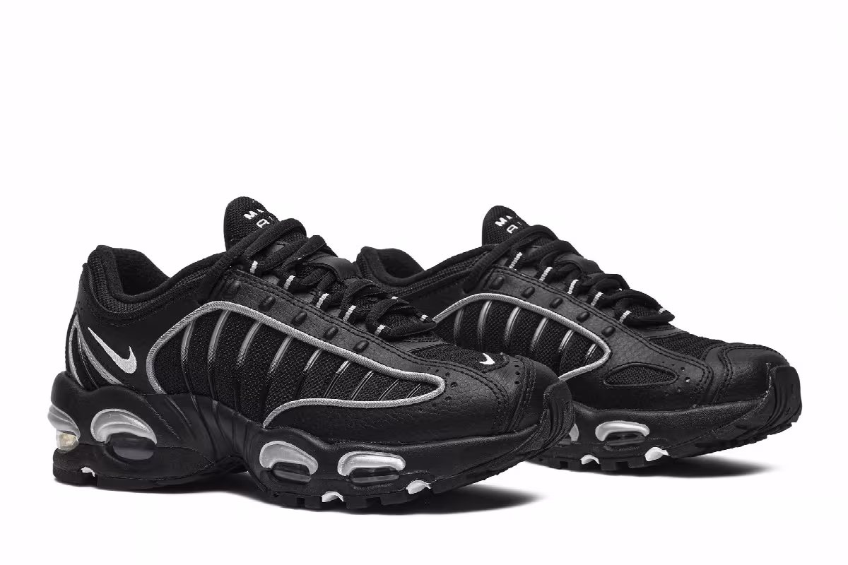 Nike Air Max Tailwind 4 GS Black White, view 9