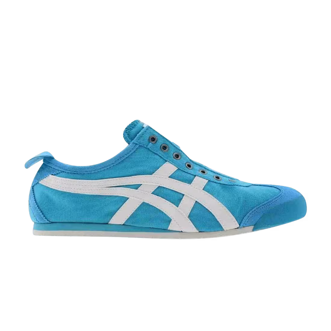 Asics Women's Mexico 66 Slip-On CV Sky Blue White