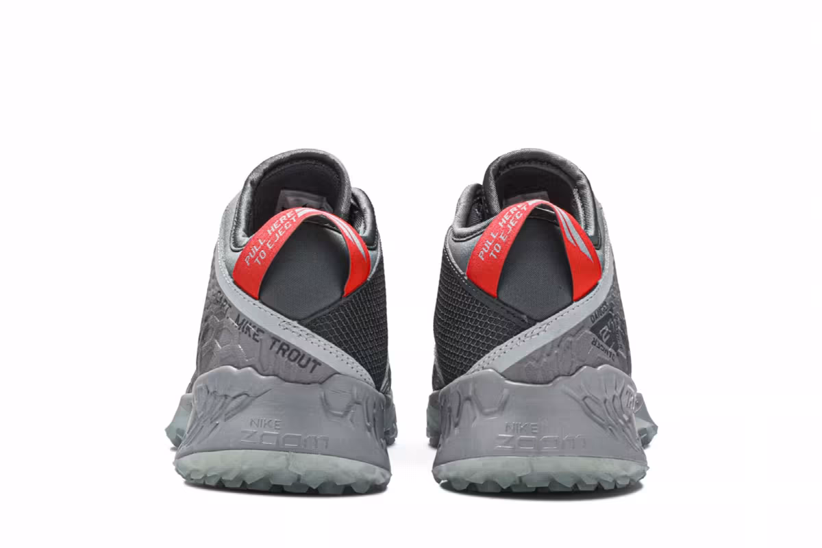 Nike Force Zoom Trout 5 Grey Metallic Blue, view 7