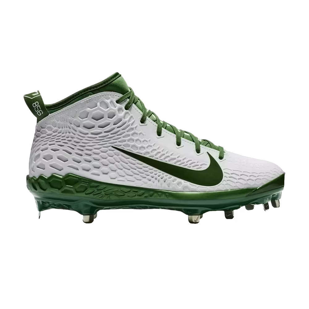 Nike Force Zoom Trout 5 White Forest Green