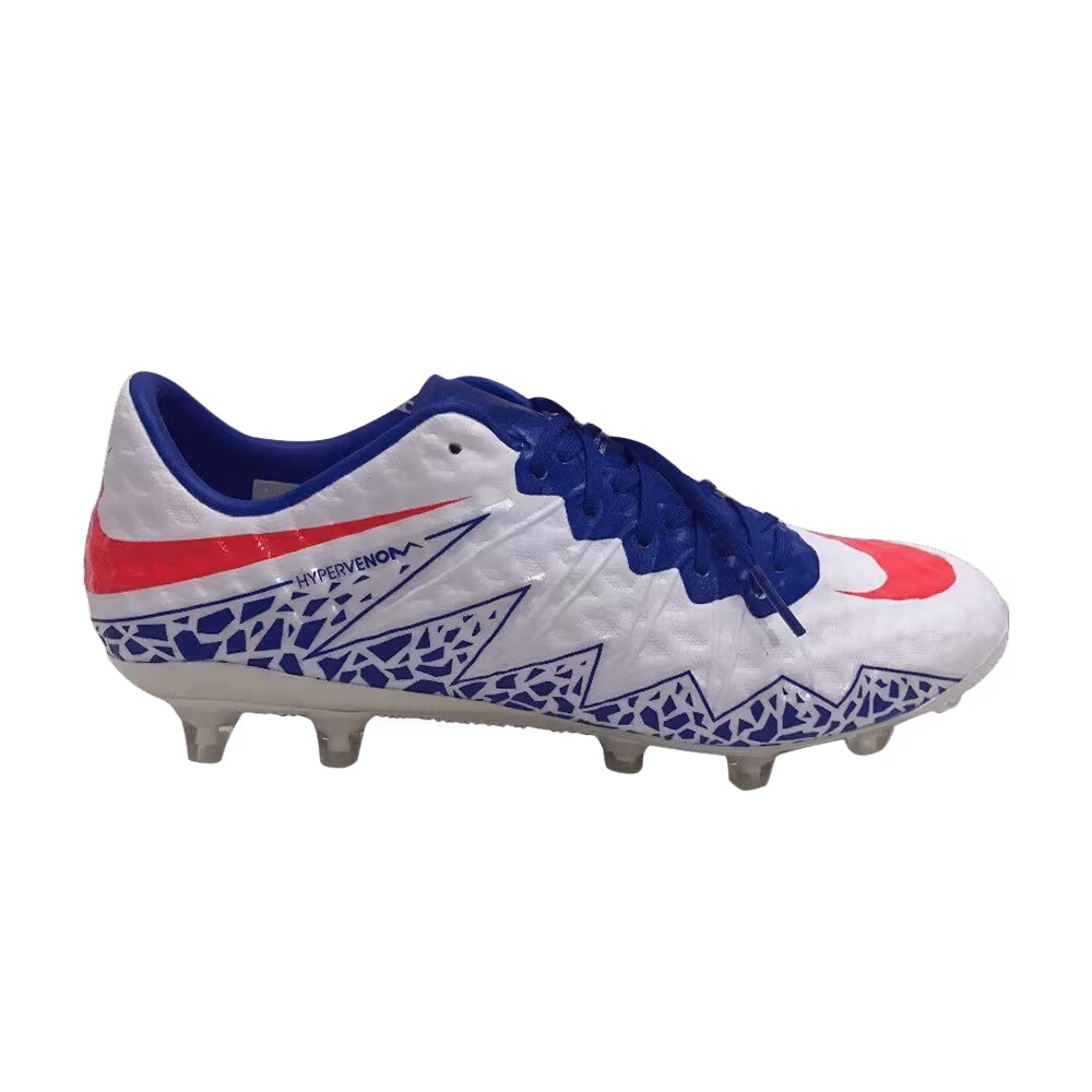 Nike Women's Hypervenom Phelon 2 ACC FG White Blue