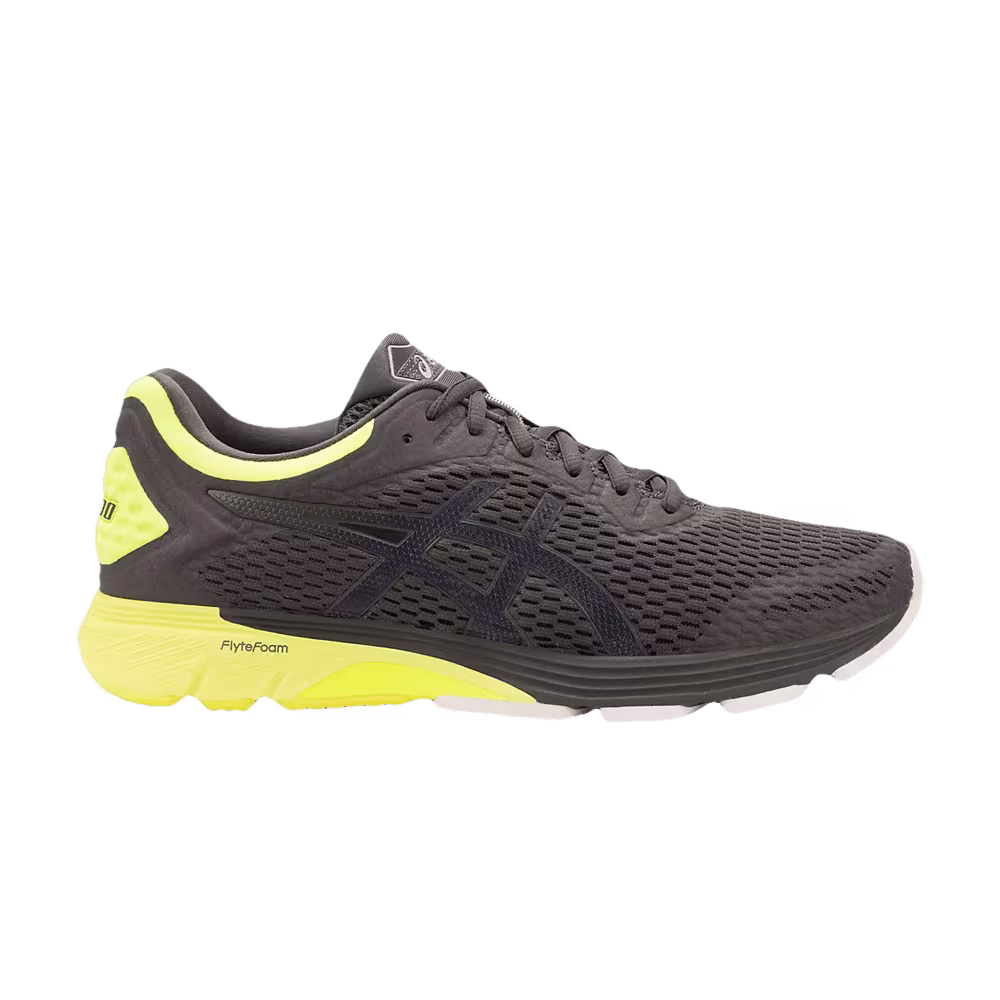Asics GT 4000 2E Wide Dark Grey Safety Yellow