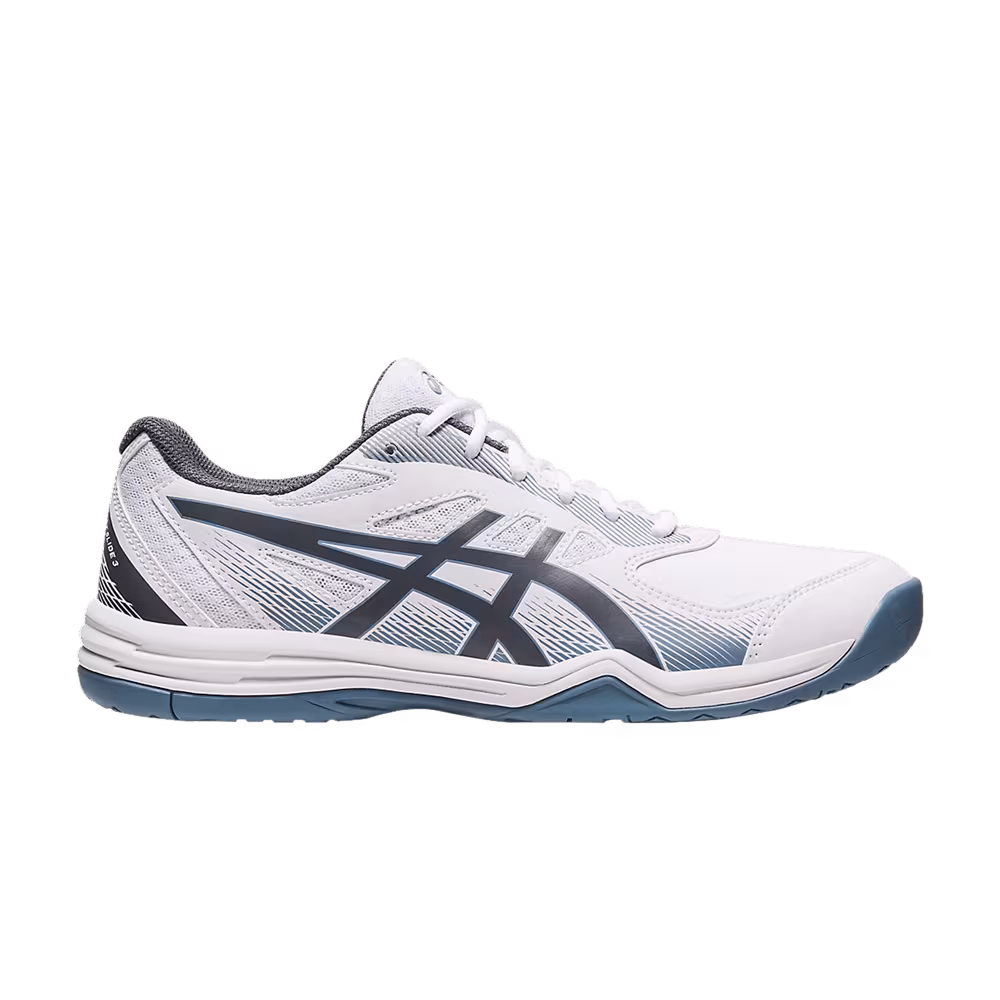 Asics Court Slide 3 White Steel Blue