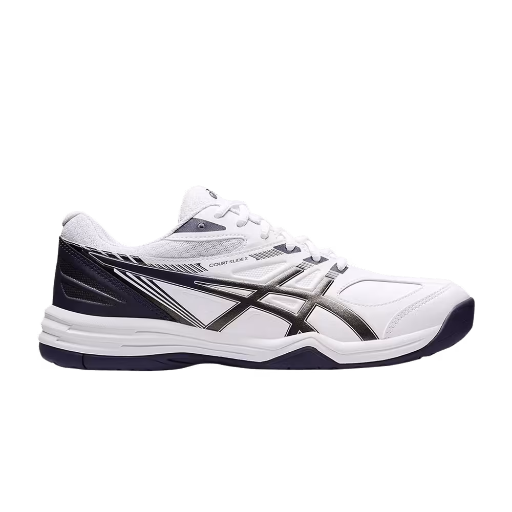 Asics Court Slide 2 White Gunmetal