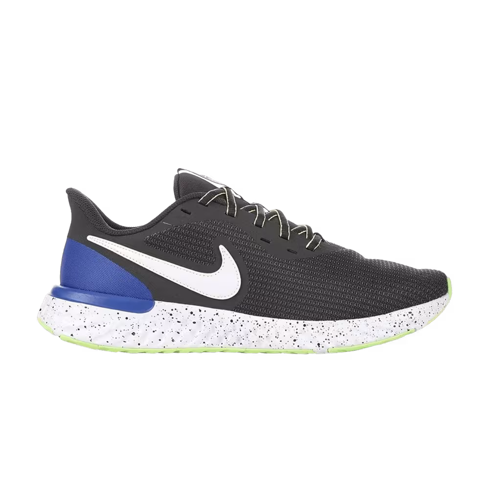 Nike Revolution 5 EXT Dark Smoke Grey Game Royal Neon Green