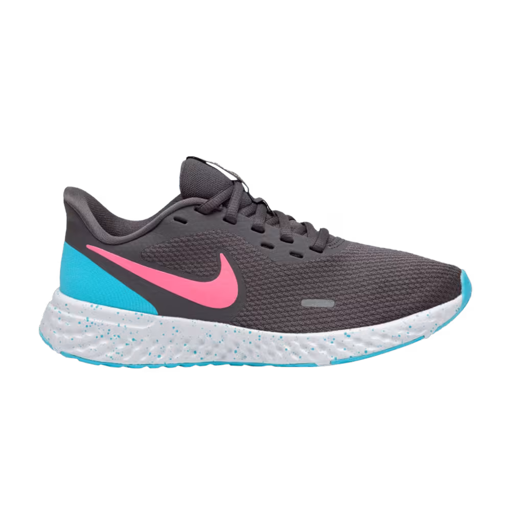 Nike Women's Revolution 5 Thunder Grey Digital Pink
