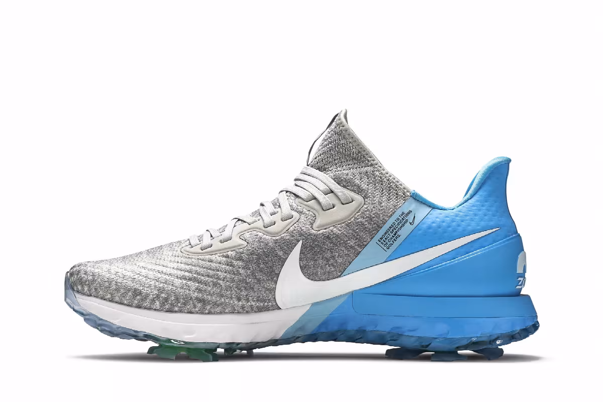 Nike Air Zoom Infinity Tour Grey Fog University Blue, view 4