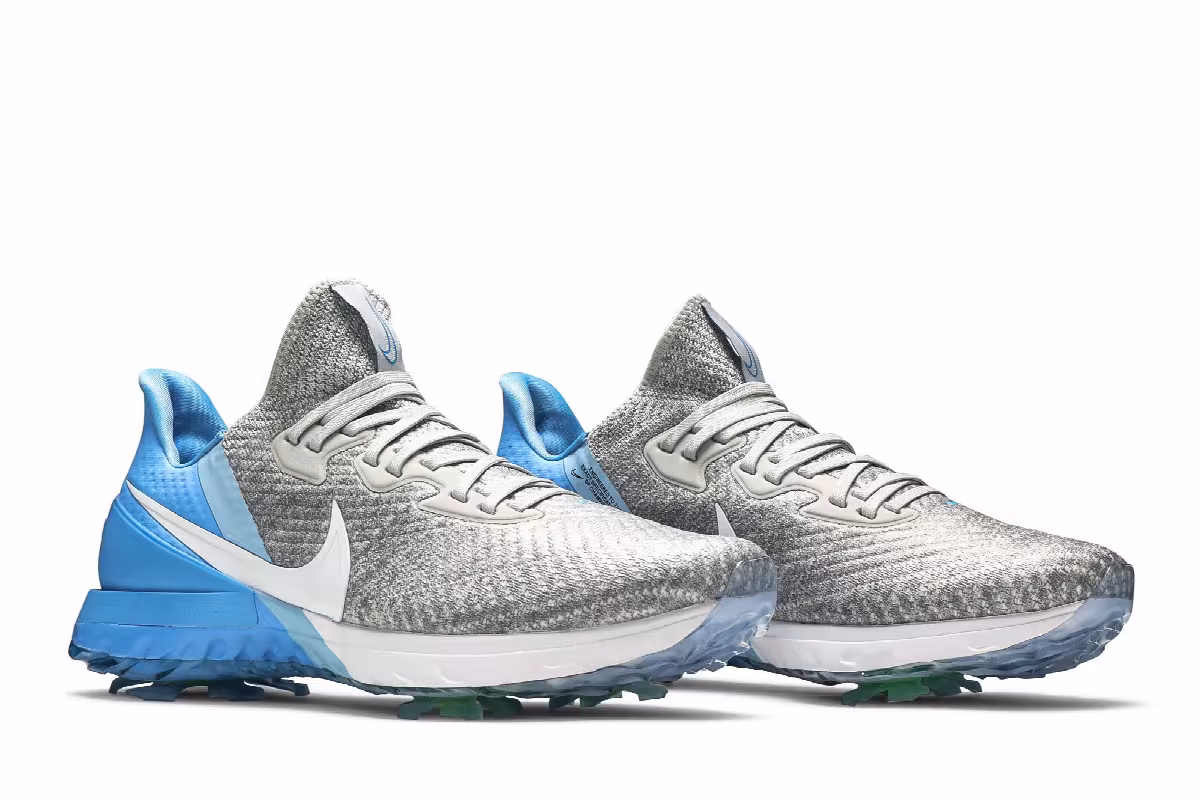 Nike Air Zoom Infinity Tour Grey Fog University Blue, view 9