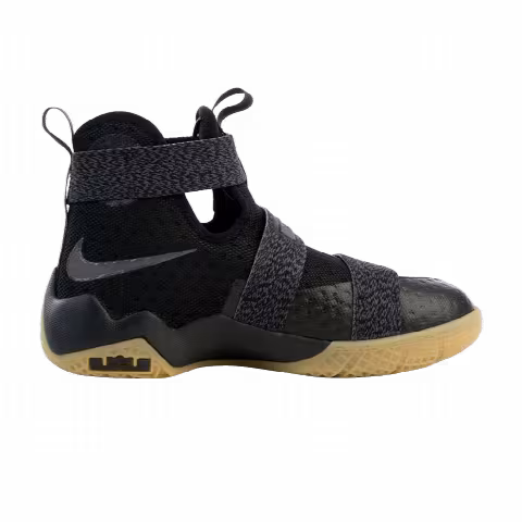 Nike LeBron Soldier 10 GS 'Black Metallic Dark Grey'