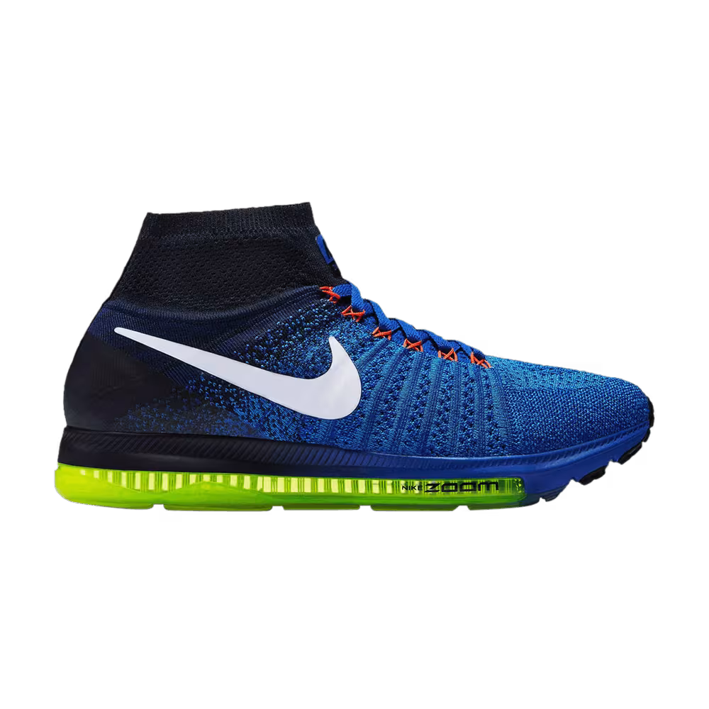 Nike Women's Zoom All Out Flyknit Racer Blue Volt