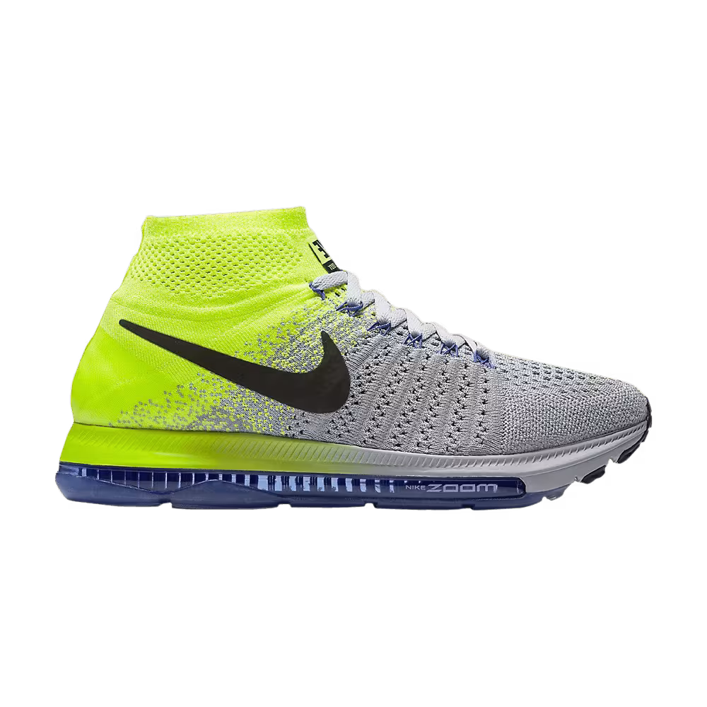Nike Women's Zoom All Out Flyknit Wolf Grey Volt