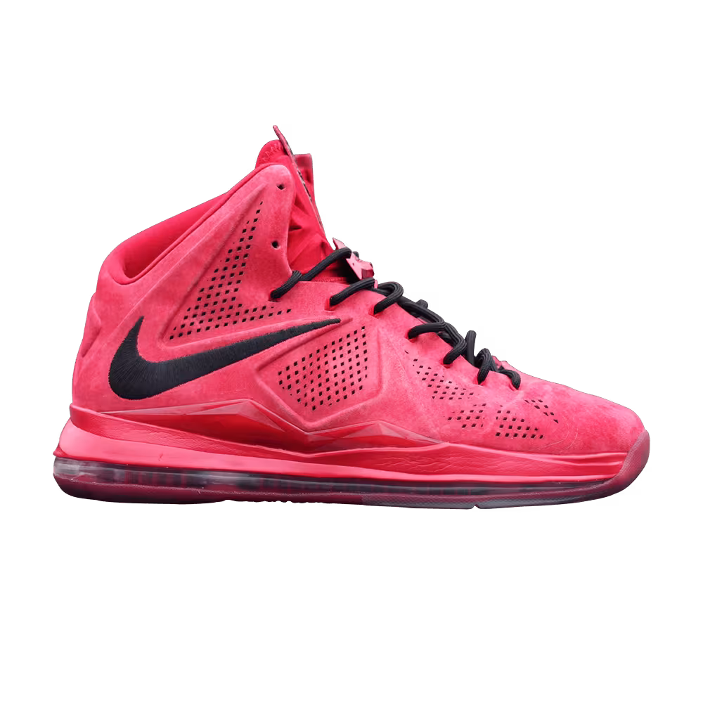 Nike LeBron 10 EXT Red Suede