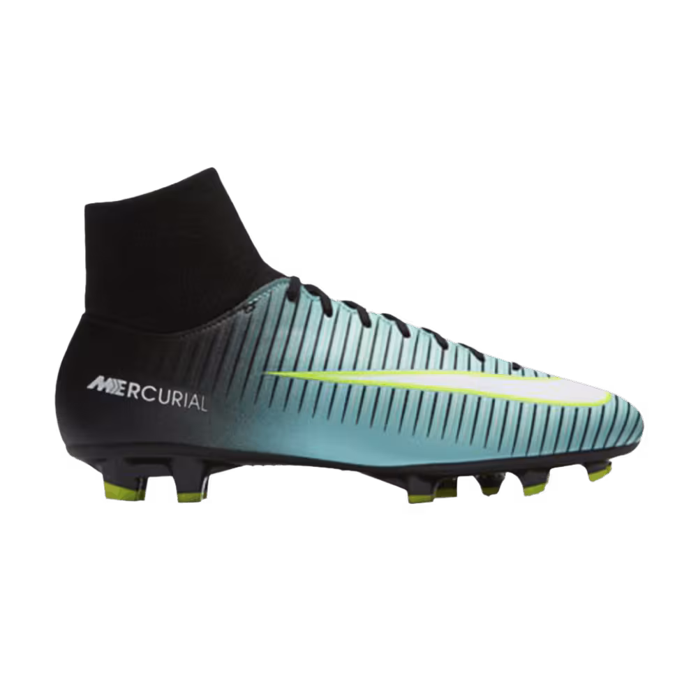 Nike Women's Mercurial Victory 6 DF FG Light Aqua Volt