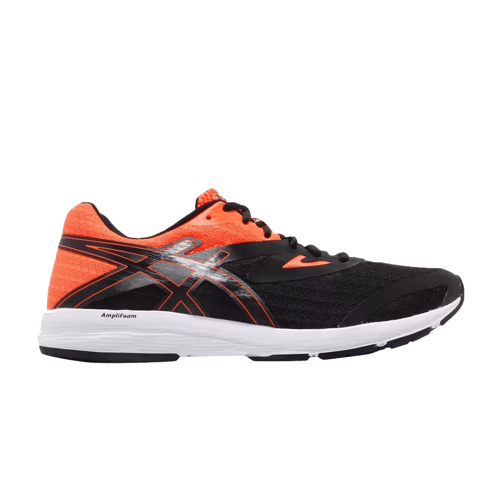 Asics Amplica Black Shocking Orange