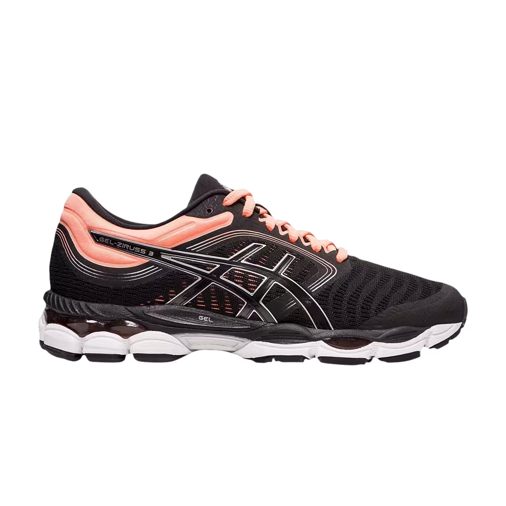 Asics Women's Gel Ziruss 3 Black Sun Coral