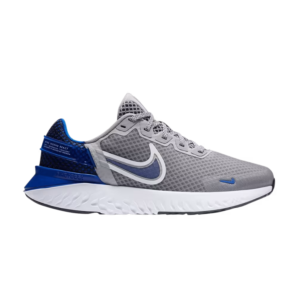 Nike Legend React 3 Light Smoke Grey Racer Blue