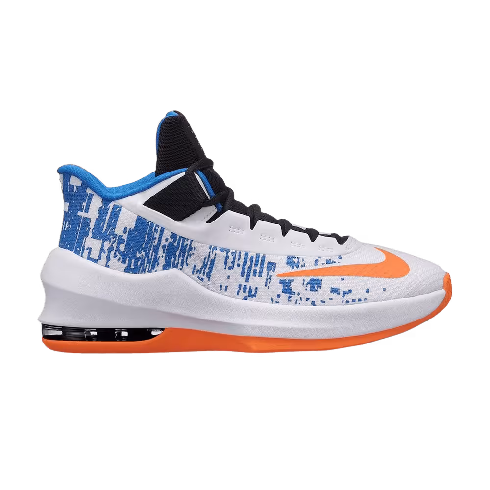 Nike Air Max Infuriate 2 Mid GS White Blue Cone