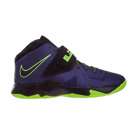 Nike LeBron Zoom Soldier 7 GS 'Court Purple Flash Lime'