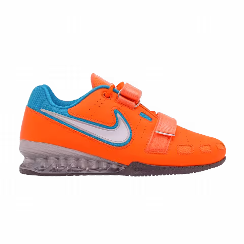 Nike Romaleos 2 'Total Orange Blue Lagoon' Sample