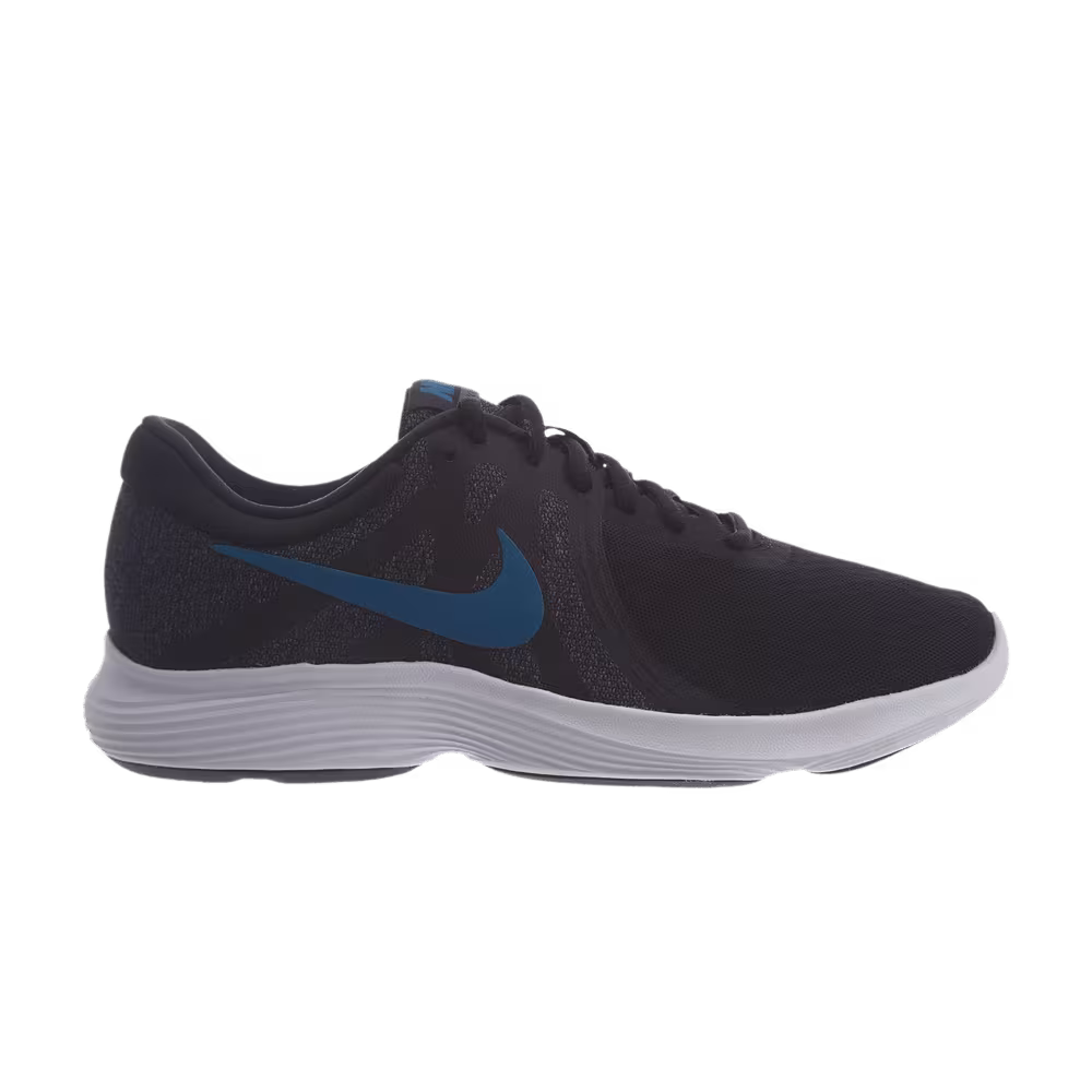 Nike Revolution 4 Black Green Abyss