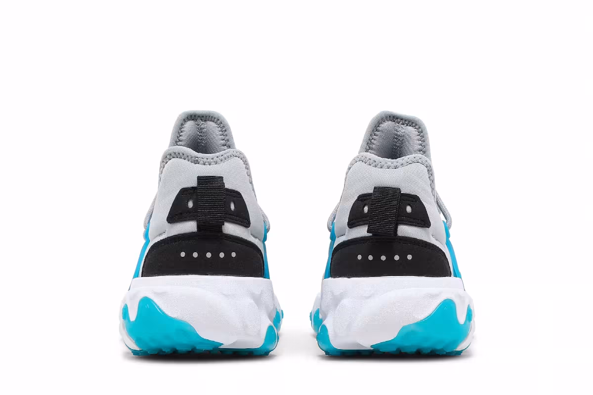 Nike React Presto GS Wolf Grey Laser Blue, view 7