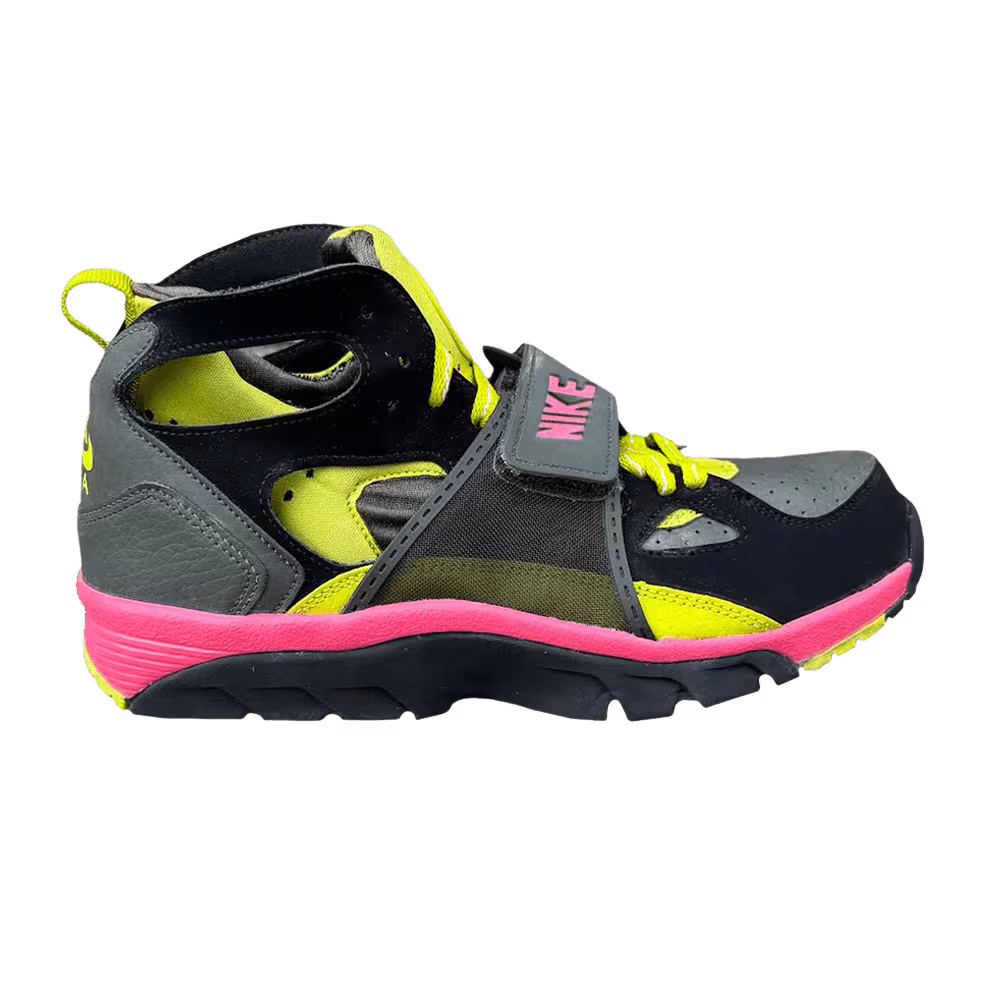Nike Air Trainer Huarache Dark Army Flaming Bright Cactus