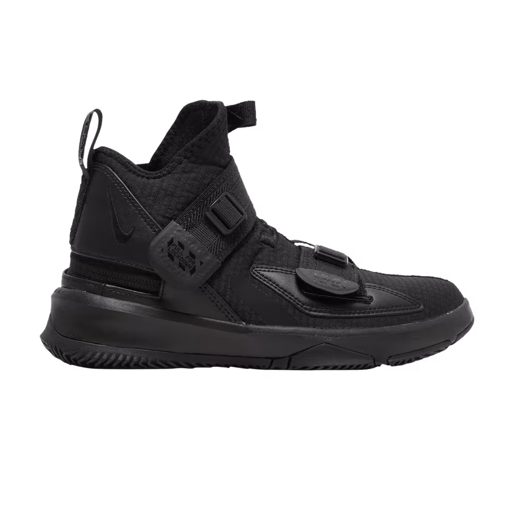 Nike LeBron Soldier 13 Flyease GS Triple Black